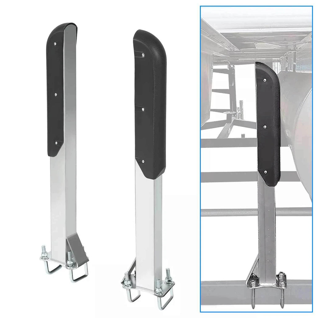 Pair of Zinc-Plated Trailer Guide On for 2" Trailer Frames