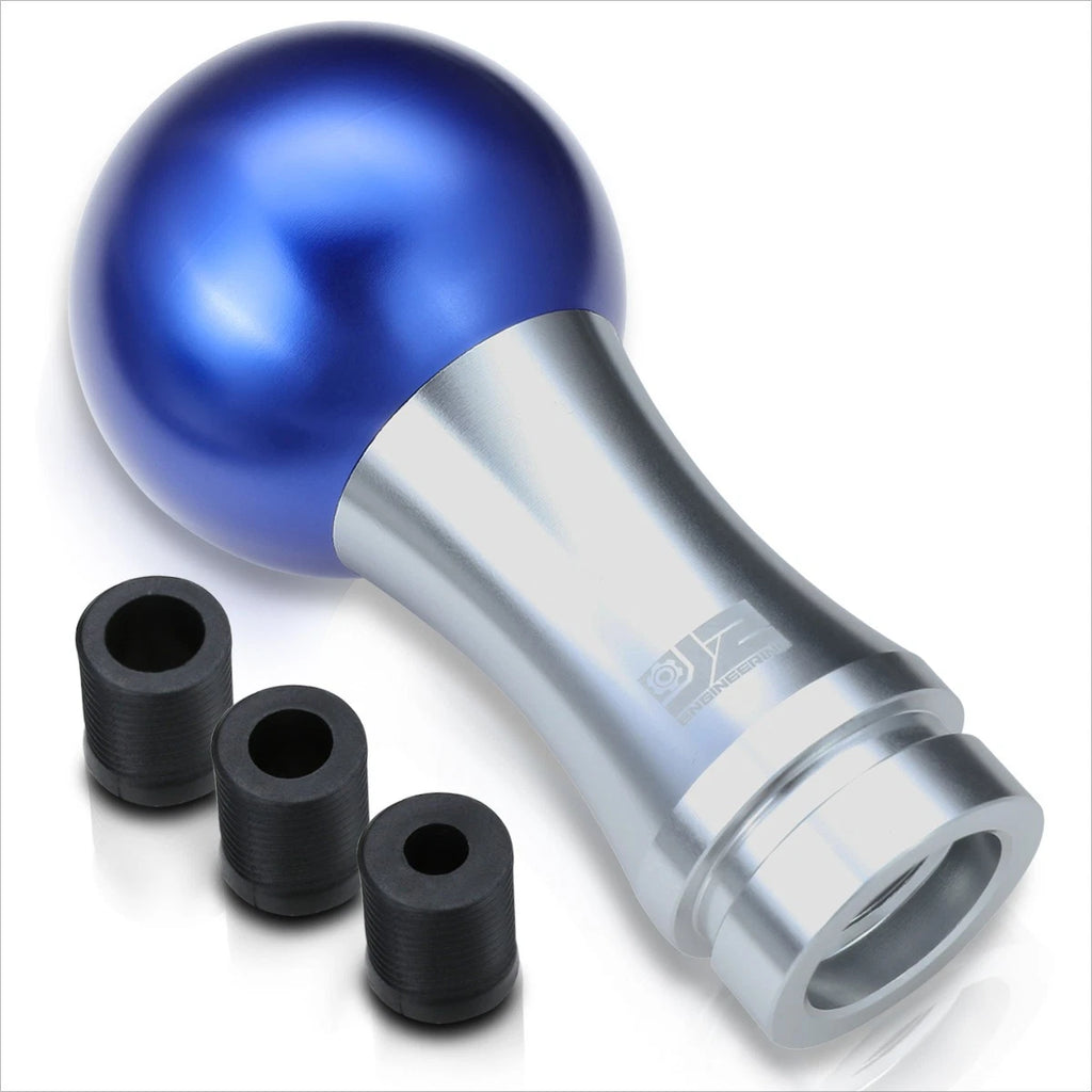 2-Piece Ball Teardrop Shift Knob for 6-Speed MT (M8 M10 M12) - Blue