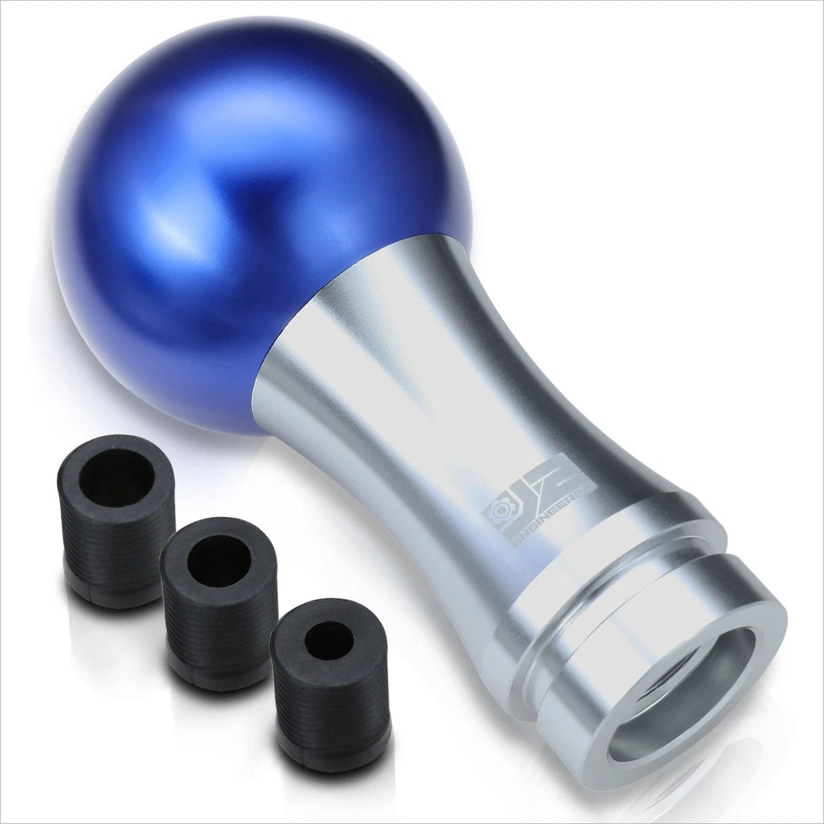 2-Piece Ball Teardrop Shift Knob for 6-Speed MT (M8 M10 M12) - Blue