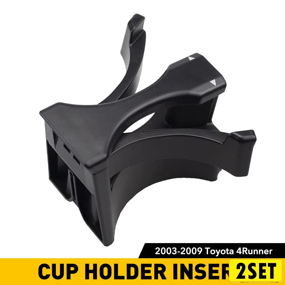 Set of 2 Center Console Cup Holder Insert Divider for Toyota 4Runner (2003–2023)