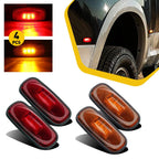 Set of 4 LED Side Marker Lights for Dodge Ram 3500 (2003–2018)