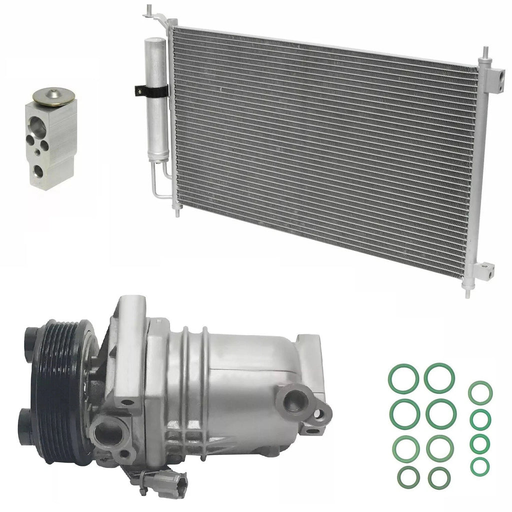 A C Compressor Kit With Condenser for Nissan Versa 1.8L (2012–2019)