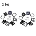 Set of 2 Carburetor Diaphragm Overhaul Kit for Zama RB-29 (N/A)
