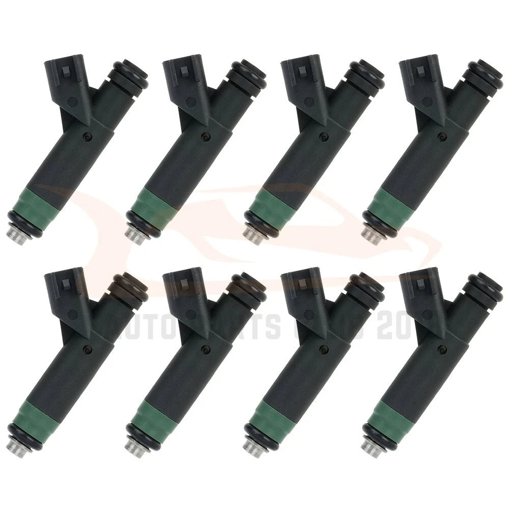 Set of 8 Fuel Injectors for Dodge Dakota Durango Jeep Commander Grand Cherokee (2000–2009)