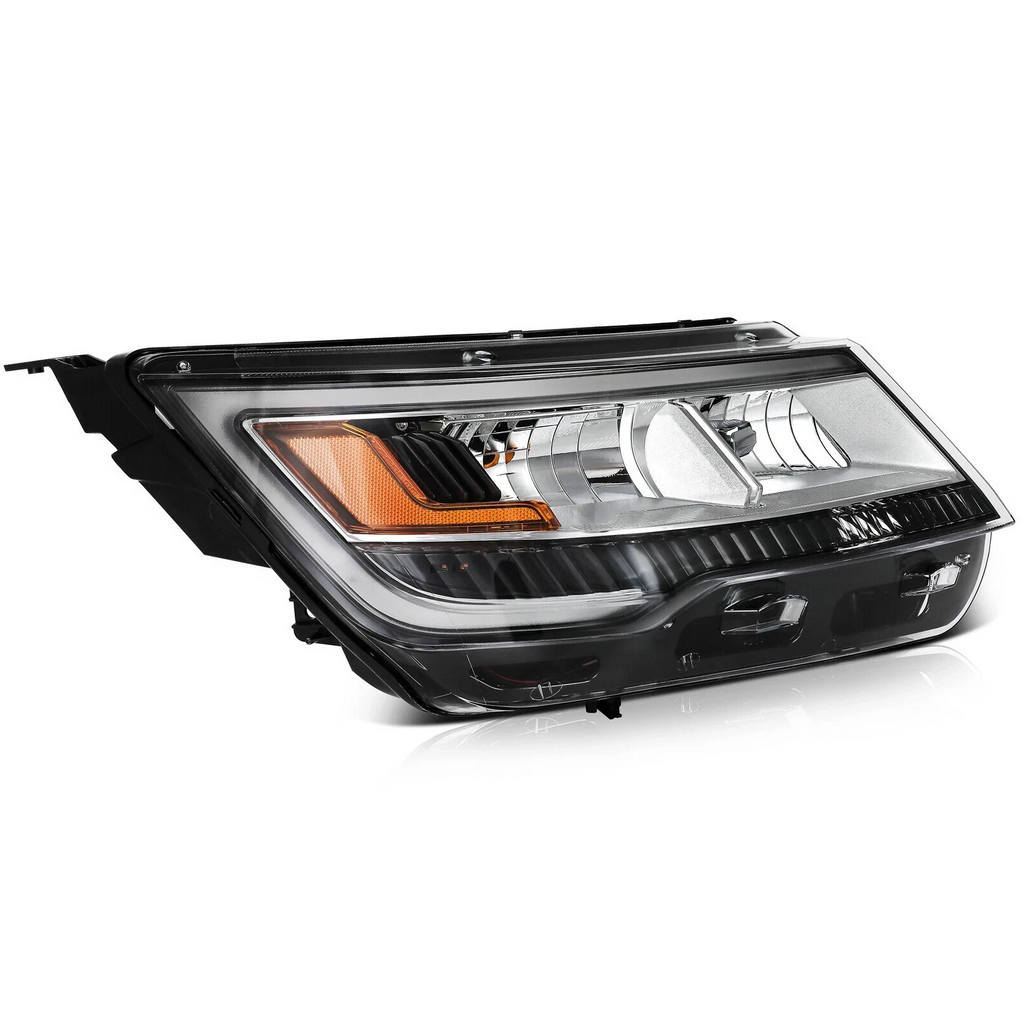 Halogen Headlight for Ford Explorer (2016–2018) Right Passenger W/O LED DRL