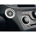 Polished Stainless Start/Volume/Tuner Dash Trim Rings for 2011-13 Dodge Charger