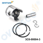 Piston Kit +0.5MM for Tohatsu 40 50HP M40D M50D (3C8-00004-3, 779-96152)