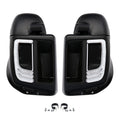 Matt Black Lower Vented Leg Fairing & Turn Light for Harley Road Glide (2014–2024)