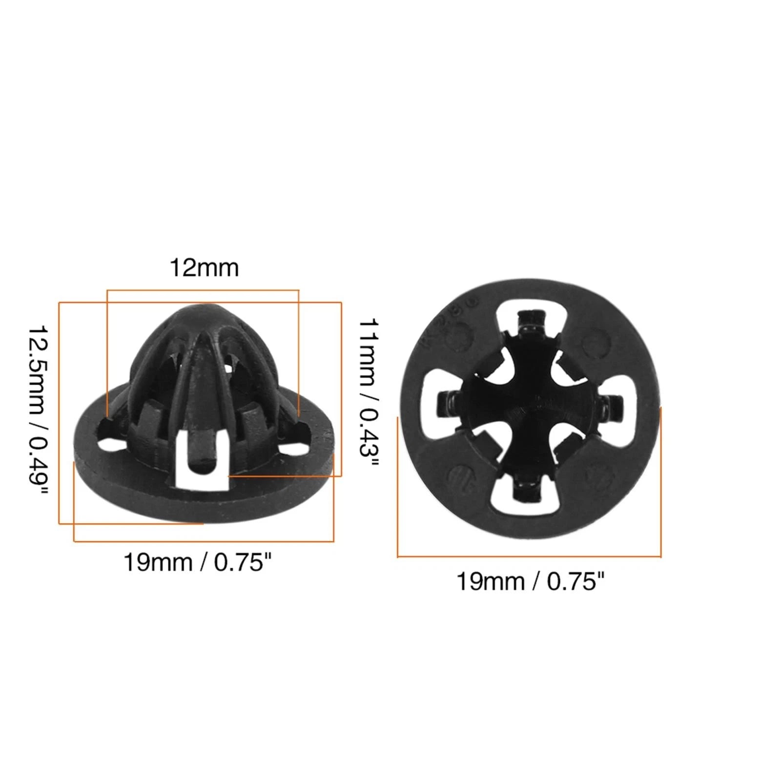 10pcs Taillight Lamp Retainer Clips 68084593AA for Dodge Ram 1500 2500 3500 (2002–2023)