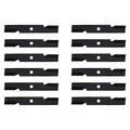Set of 12 High Lift Mower Blades for Exmark Zero Turn Mower (48" Deck) Repl. 103-6401-S