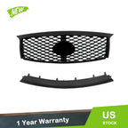 Gloss Black Front Upper Grille & Lower Bumper Trim for Infiniti QX80 (2015–2017)