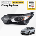 Headlight for Chevy Equinox (2018–2020) HID/Xenon LED DRL Left Driver Side