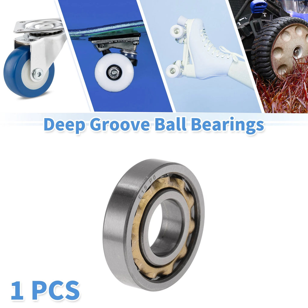 E15 Deep Groove Ball Bearings for Scooter Skateboard Wheel (15x35x8mm)