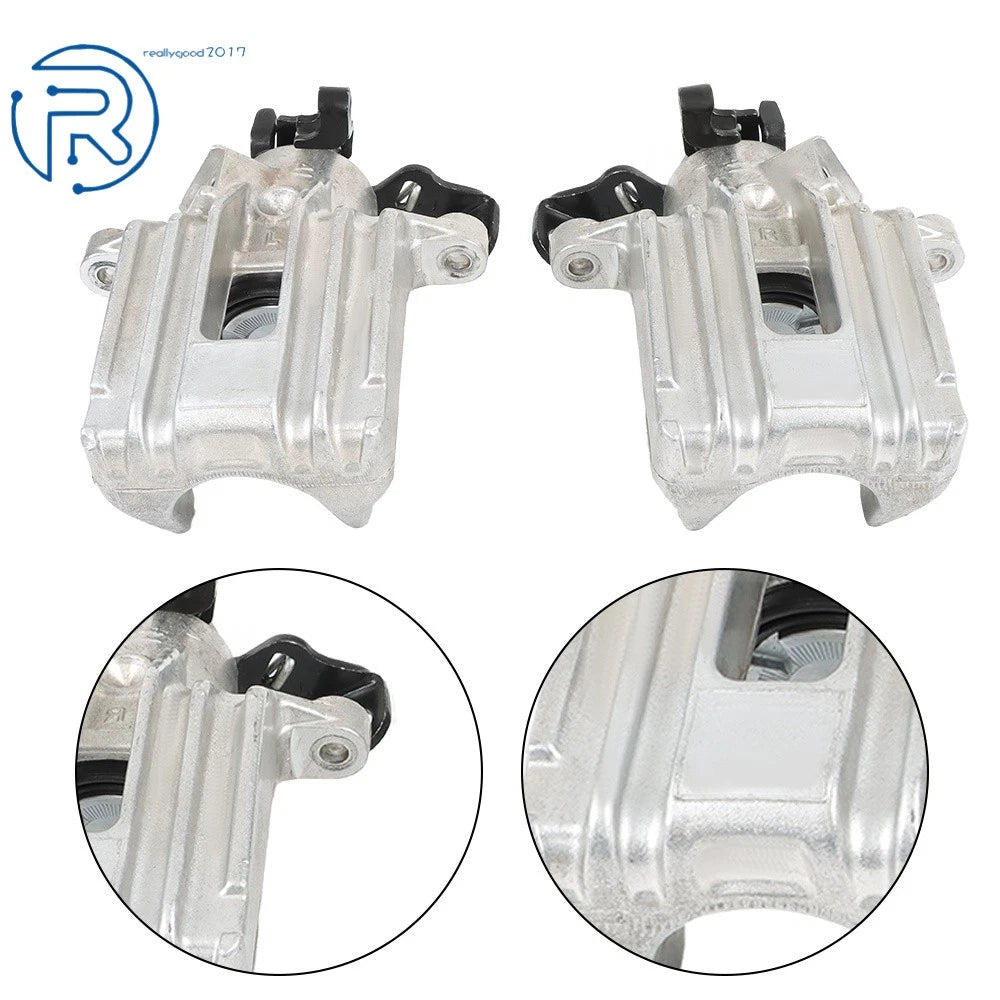 Set of 2 Rear Brake Calipers for Volkswagen Jetta (2001–2009) Audi (2000–2006)
