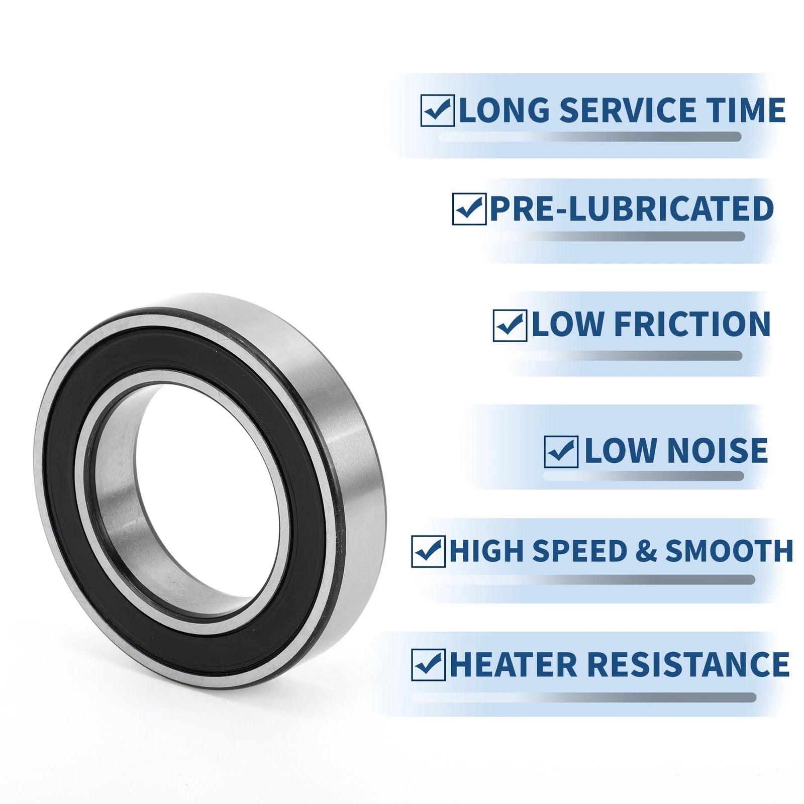 Deep Groove Ball Bearing 6009VV for Scooter Skateboard Wheel (45x75x16mm)