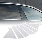 Set of 6 Car Pillar Window Trim Covers for Chevrolet Impala (2014–2020) Chrome