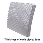 Set of 6 EVA Foam Exercise Floor Mats 24"x24" for Gym Fitness Yoga