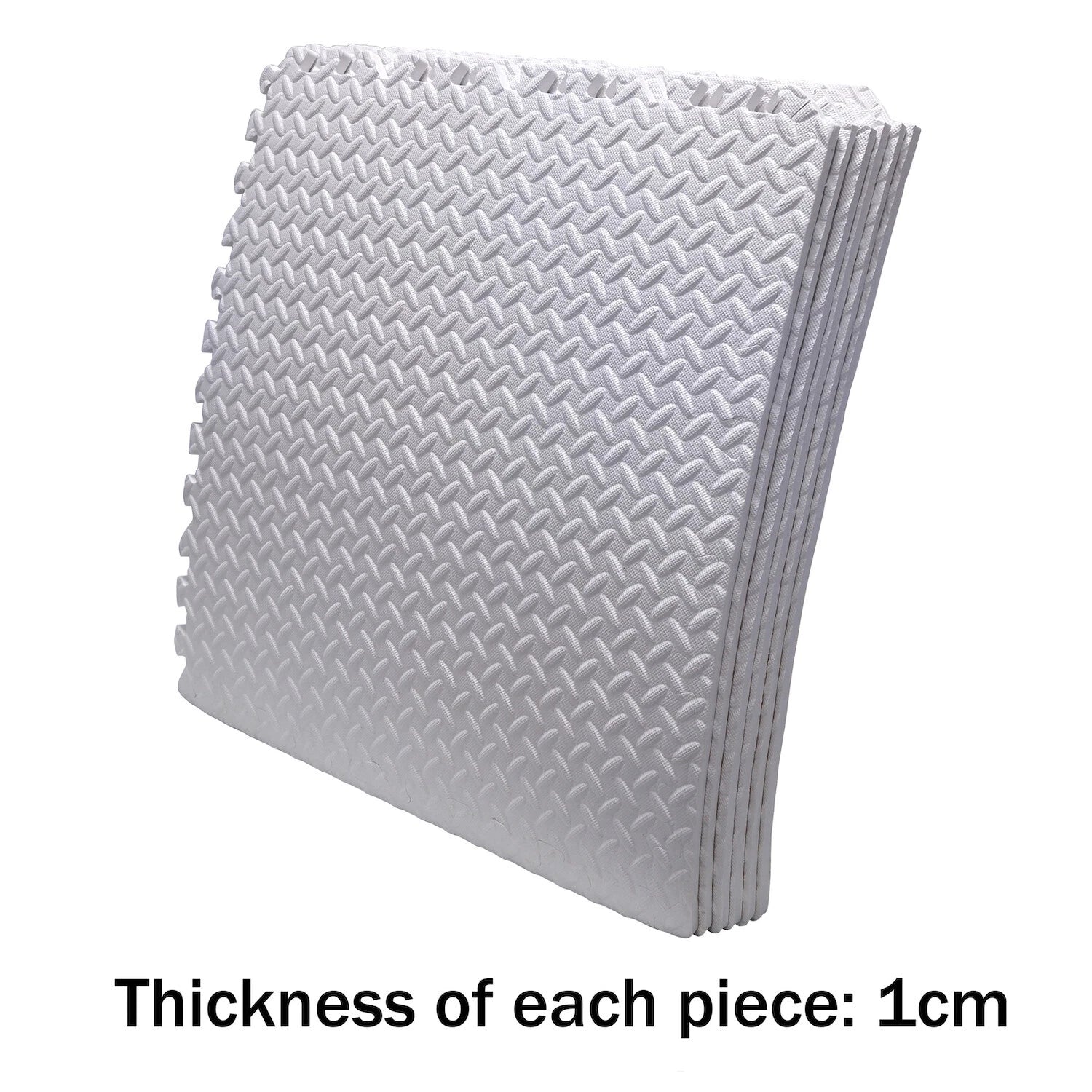Set of 6 EVA Foam Exercise Floor Mats 24"x24" for Gym Fitness Yoga