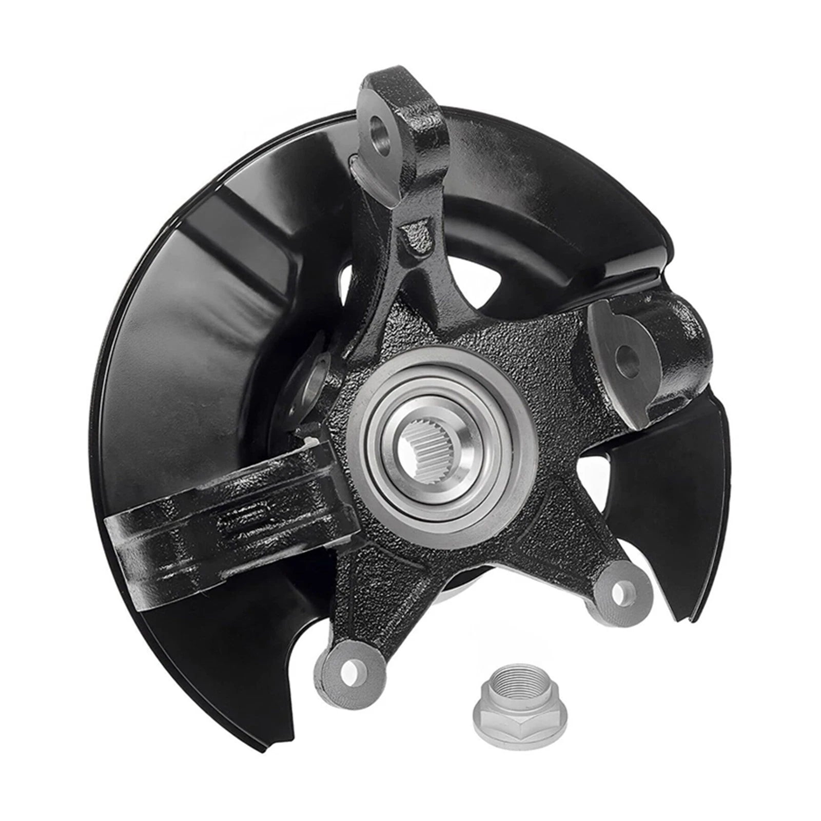 Front Right Steering Knuckle & Wheel Hub Bearing Assembly for Honda Pilot (2005-2008)