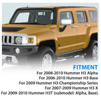 Set of 4 Chrome Exterior Door Handles for Hummer H3 H3T (2006–2010)