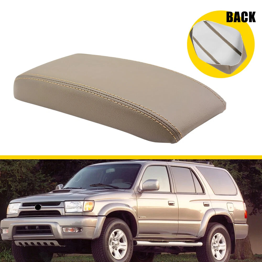 Center Console Lid Armrest Leather Cover Trim for Toyota 4Runner (1995–2002)
