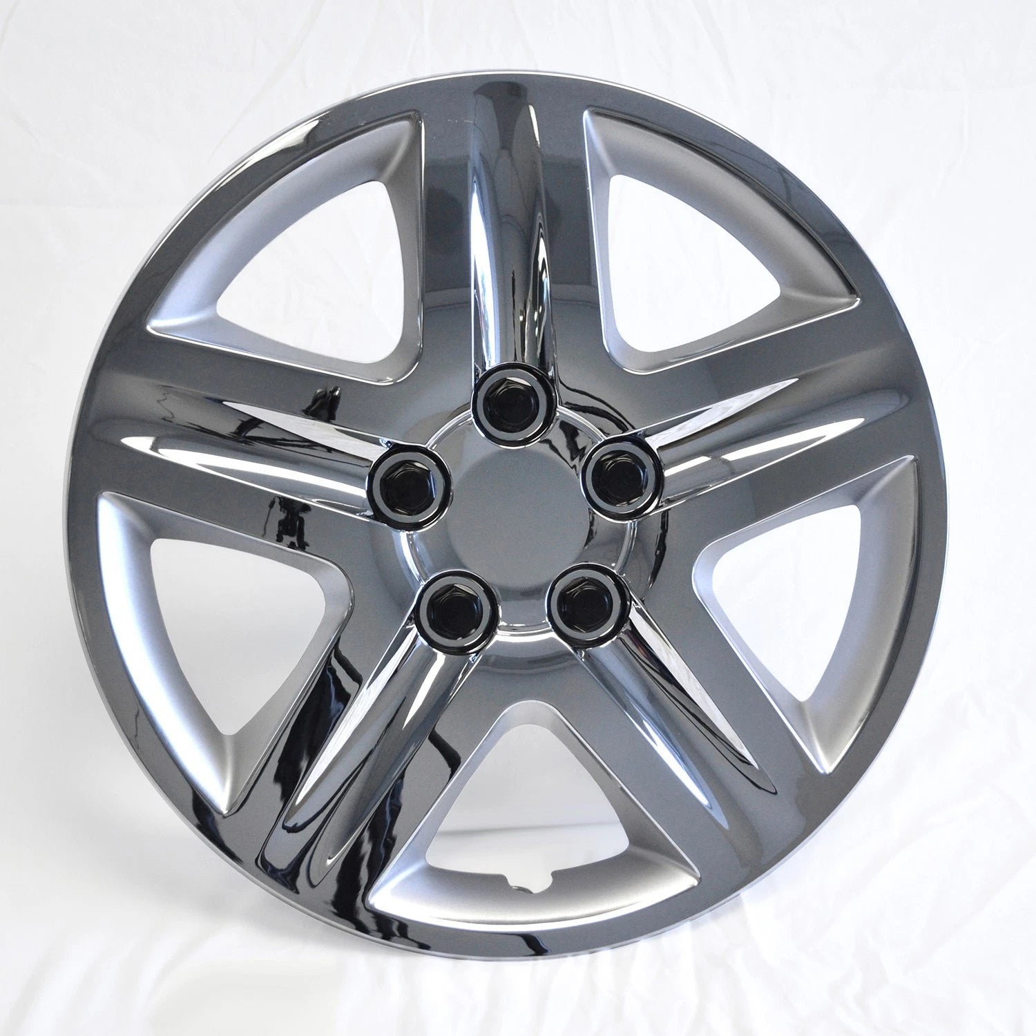 Set of Four Chrome Hubcap Wheel Covers Push-On for 2006–2011 Chevy Impala