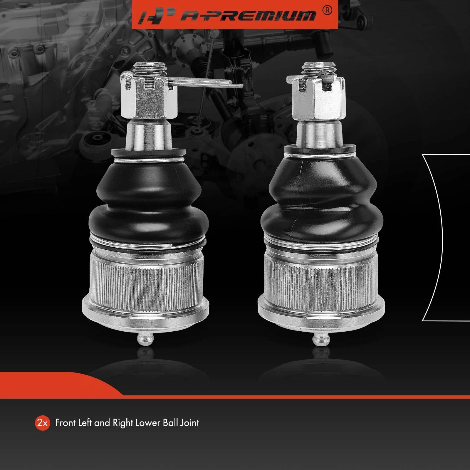 2X Front Lower Ball Joint for Honda Ridgeline (2006-2014)