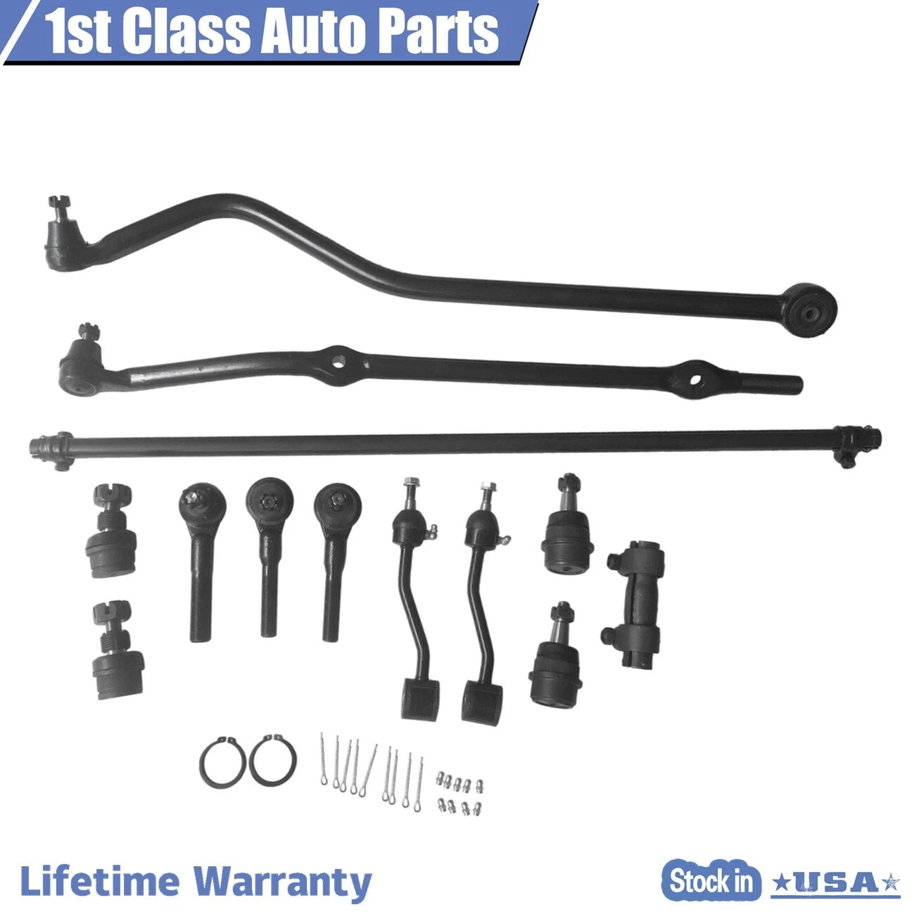 Front Suspension Tie Rod Drag Link for Jeep Wrangler (1997–2006)
