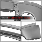 Chrome Front Bumper Face Bar with Fog Light Holes for GMC Sierra 1500 2500 (2007–2013)