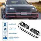 Front Lower Bumper Grille for Audi A4 B9 (2016–2018) Black, No Hole