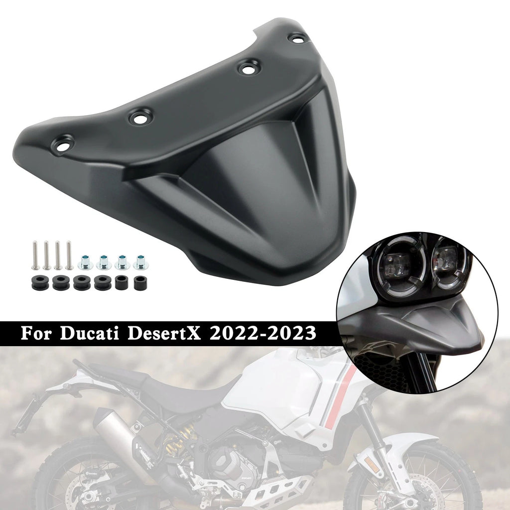Front Fender Beak Lip Nose Cone Spoiler for Ducati Desert X (2022–2023)