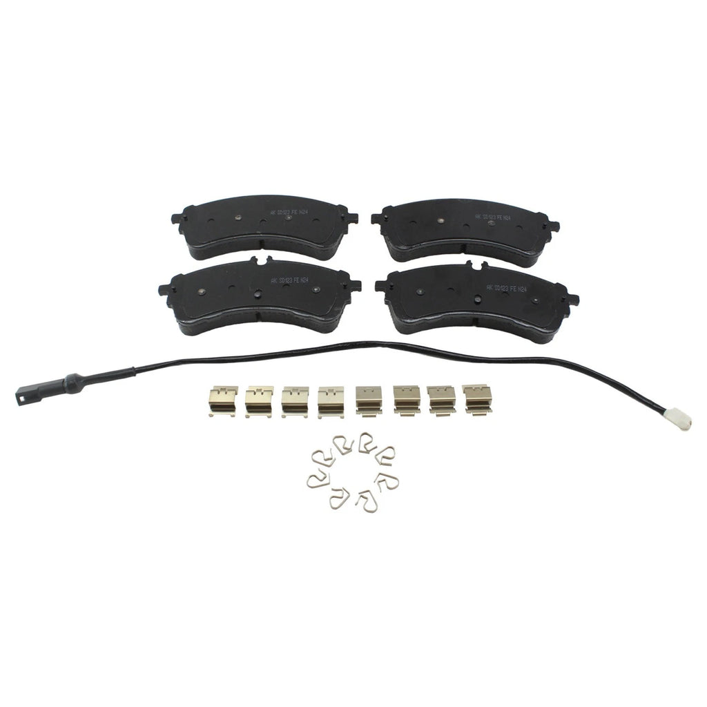 Set of 4 Akebono Severe Duty Rear Ceramic Disc Brake Pads for Ford Transit (2015–2023)