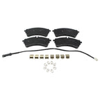 Set of 4 Akebono Severe Duty Rear Ceramic Disc Brake Pads for Ford Transit (2015–2023)