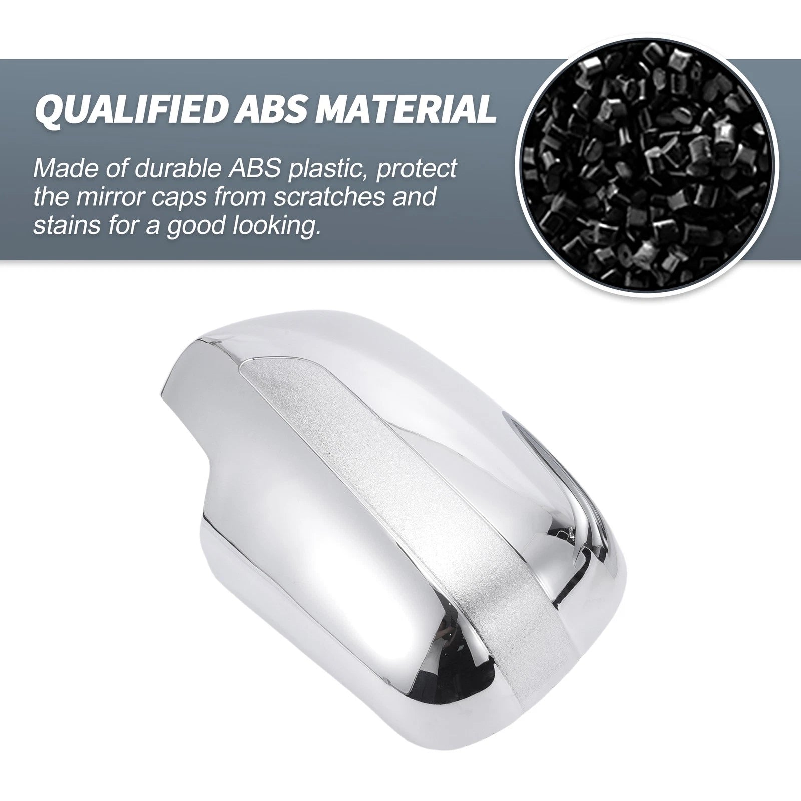 Pair Rearview Mirror Cover Overlay Chrome for Lexus RX350 RX330 (2007–2015)
