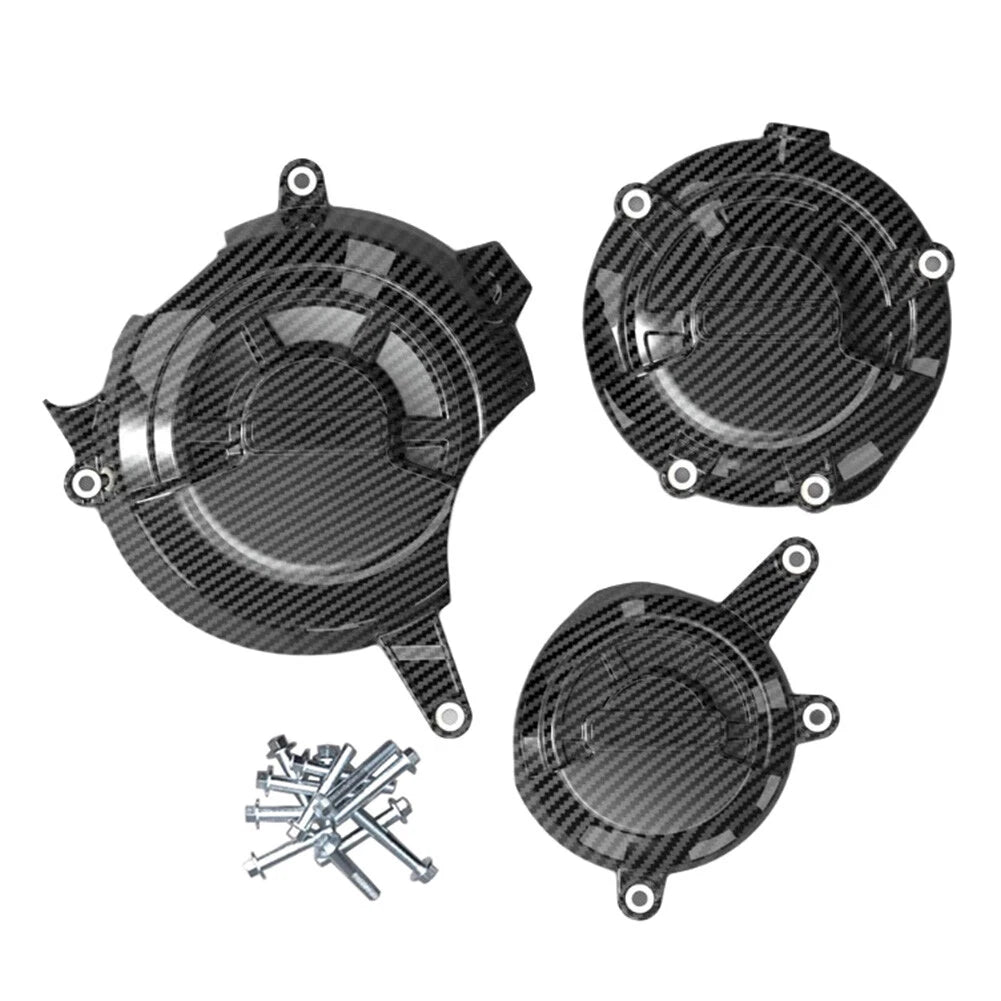 Carbon Fiber Look Engine Cover Protector Set for Honda CB1000R (2018–2023)