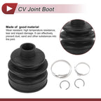 Inner CV Joint Boot Kit w/ Clamps for Mitsubishi Outlander (2007–2020)