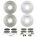 Set of 4 Bosch Quietcast Rotors & Blue Ceramic Pads for Kia Sedona (2006)