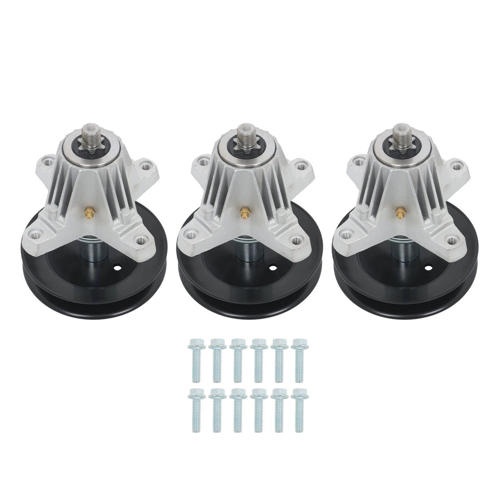 Set of 3 Spindle Assembly for MTD Cub Cadet Troy Bilt