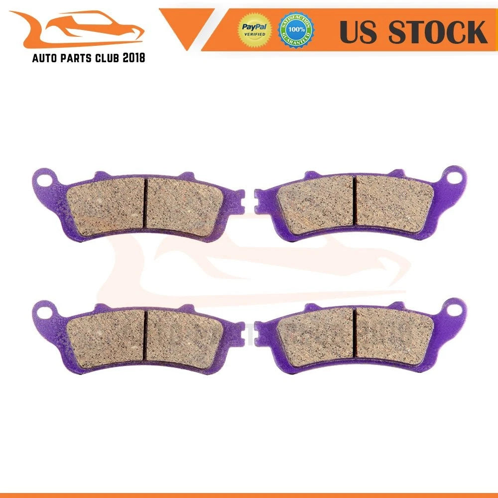 Front Carbon Fiber Brake Pads for Honda GL1800 (2001–2011)