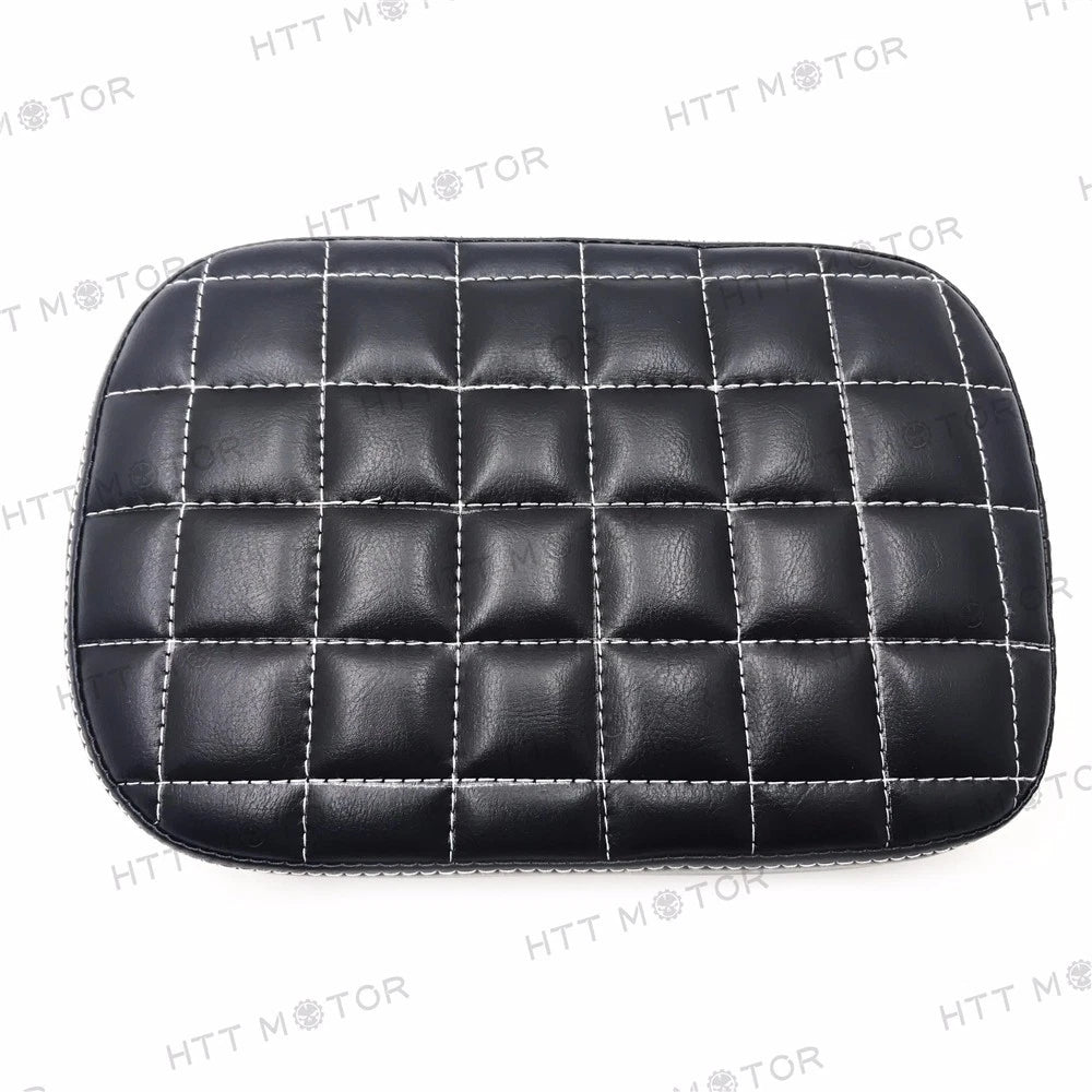 Rear Pillion Passenger Pad Seat 6 Suction Cup for Harley Dyna Sportster (2004–2023)