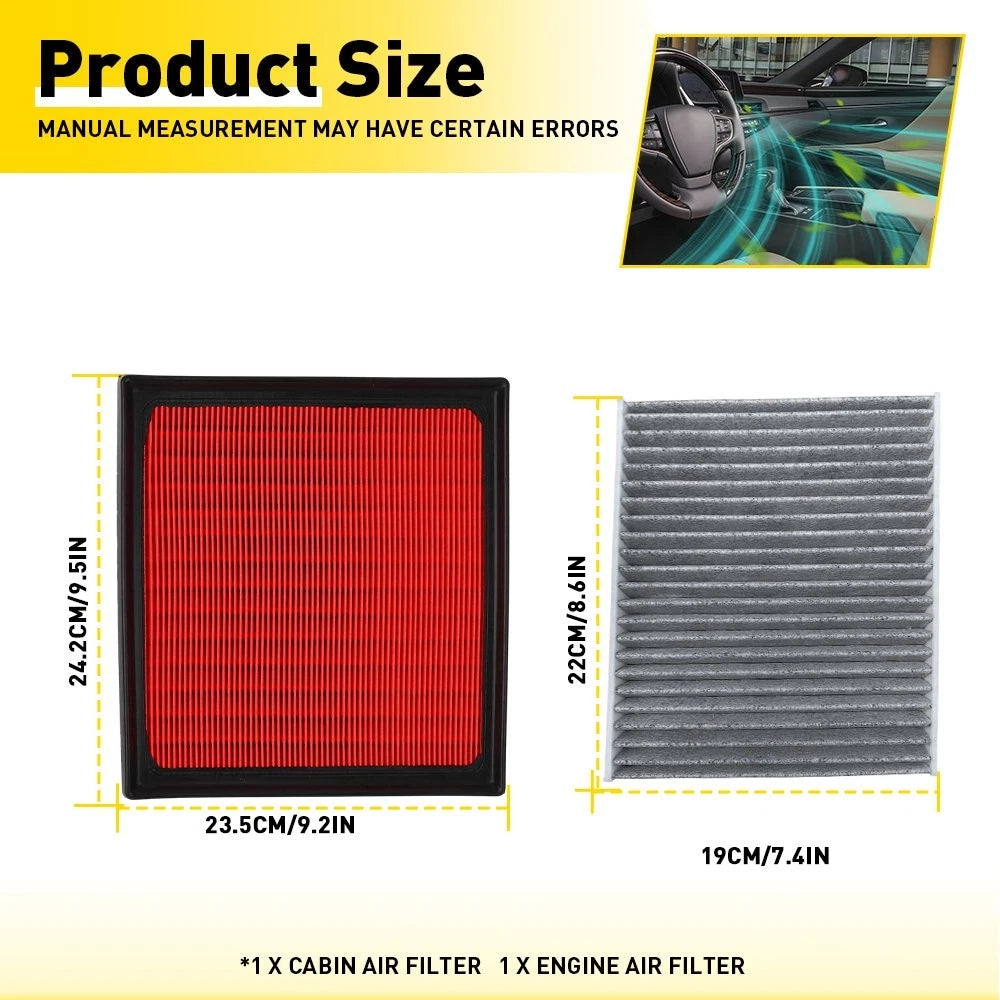 Cabin Air Filter for Toyota Camry, RAV4, Lexus Avalon, ES350 (2018–2023)
