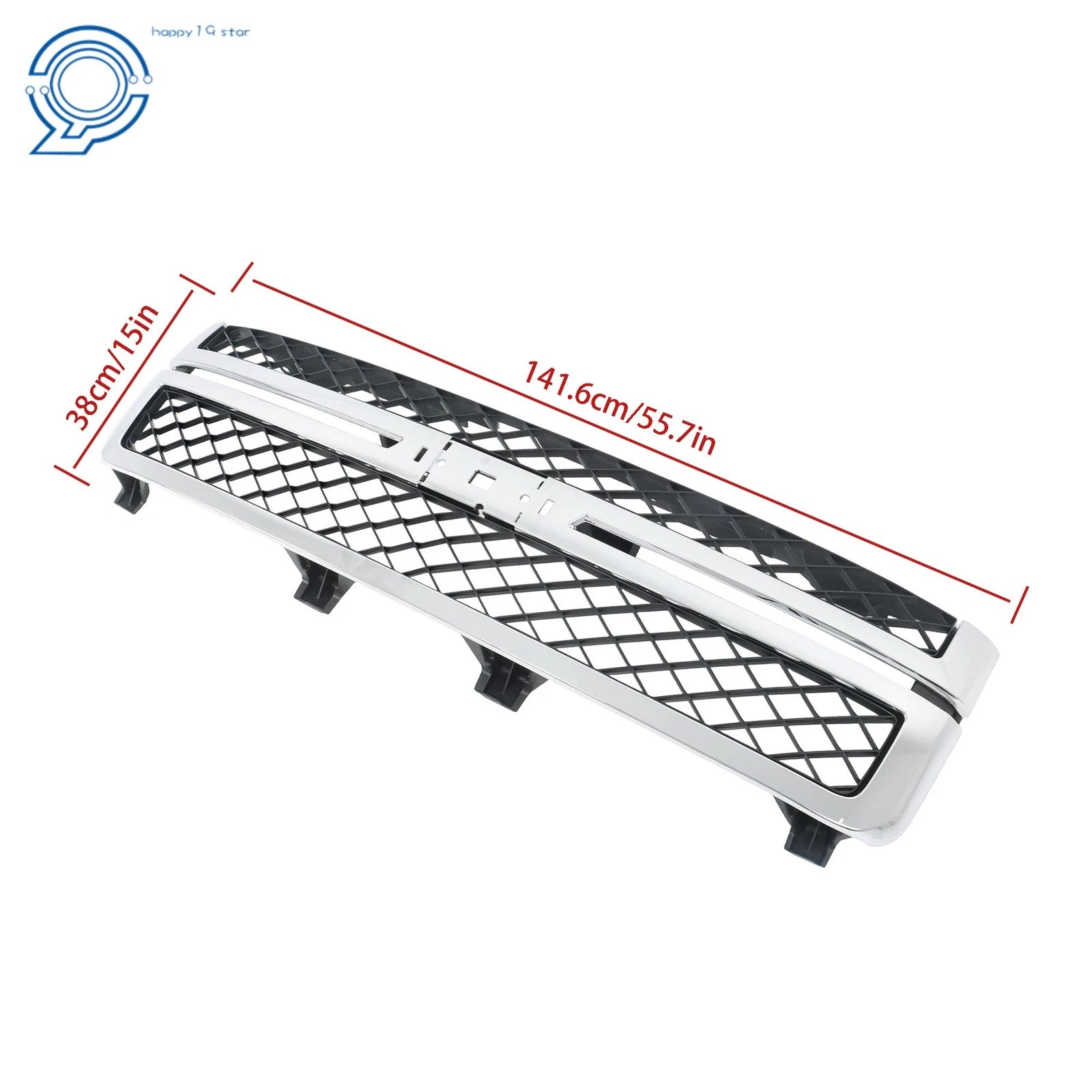 Front Bumper Grille for Chevy Silverado 2500 HD 3500 HD (2011-2014)