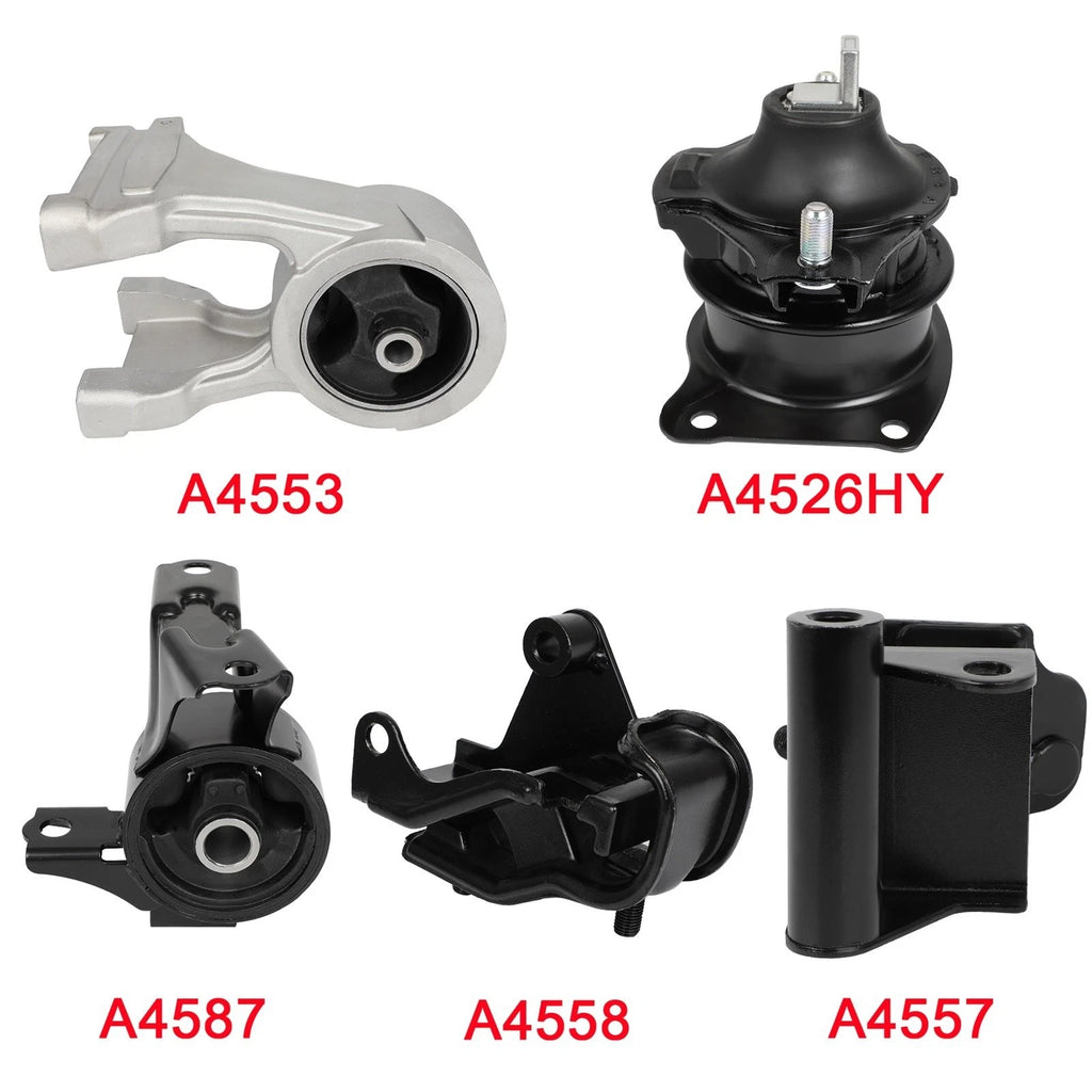 5Pcs Engine Motor & Trans Mount for Honda Odyssey (2007) 9530 9427