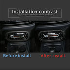 Carbon Fiber Central Console Decor for Mercedes-Benz Smart Fortwo (2016-2021)