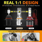 2X OXILAM 9007 HB5 LED Headlight Bulbs for