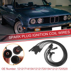 7pcs Spark Plug Wire Ignition Coil Cable No. 12121714154 for BMW 3 Series (1986)