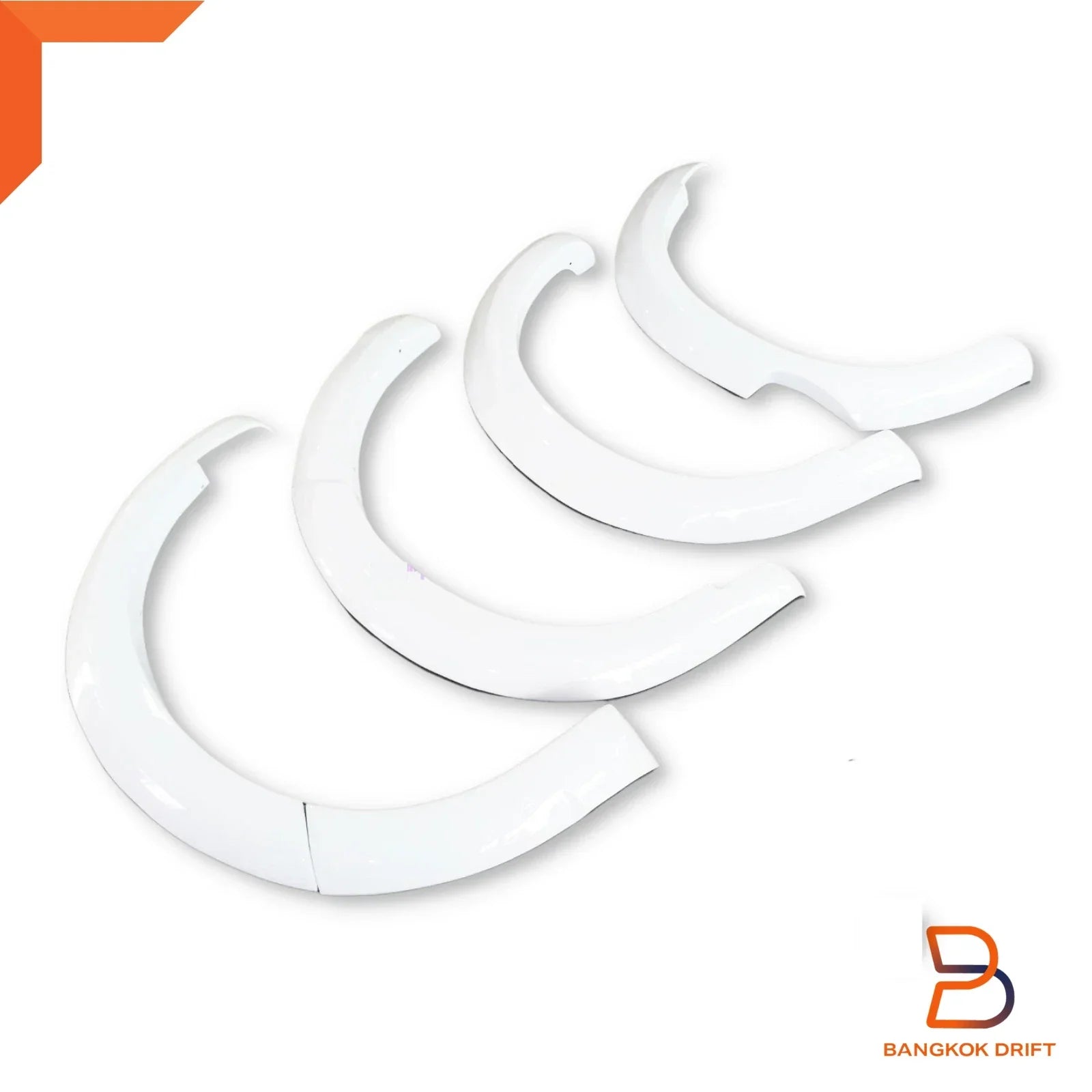 White Fender Flares for Nissan Navara NP300 D23 DX RX (2015-2019)