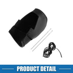 Gear Shift Lever Cover for Honda 11th Civic 2022-2023 Black Faux Leather