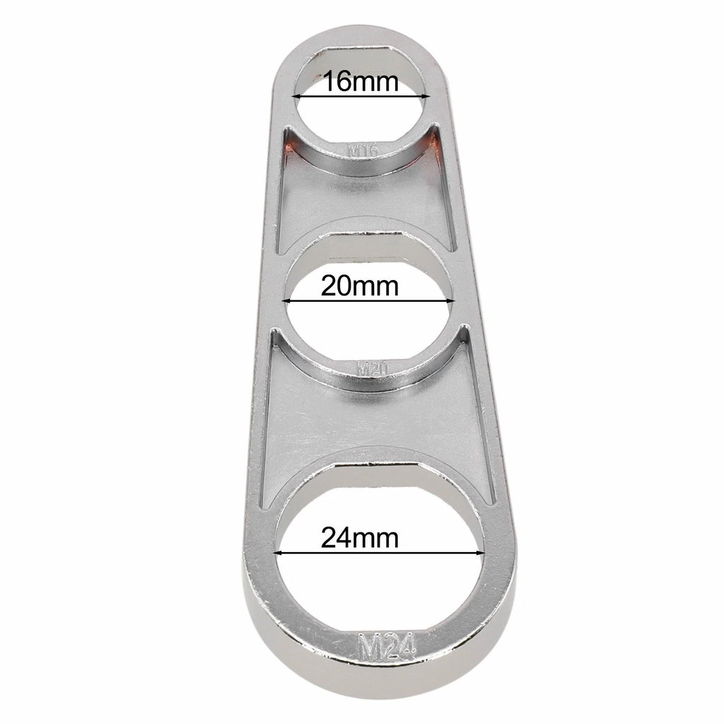 Adjustable Faucet Aerator and Bubbler Wrench for DIY Repair