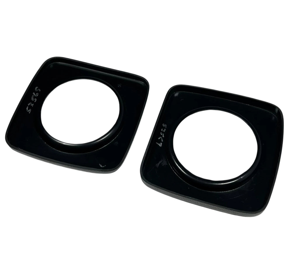 2X Marine Carbon Gauge Trim for 3 3/8in Cutout